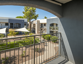 Large private balcony/patio*
